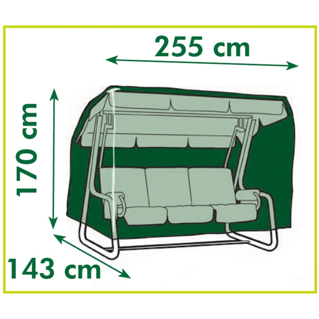Garden Furniture Cover for Porch swings 255x170x143 cm