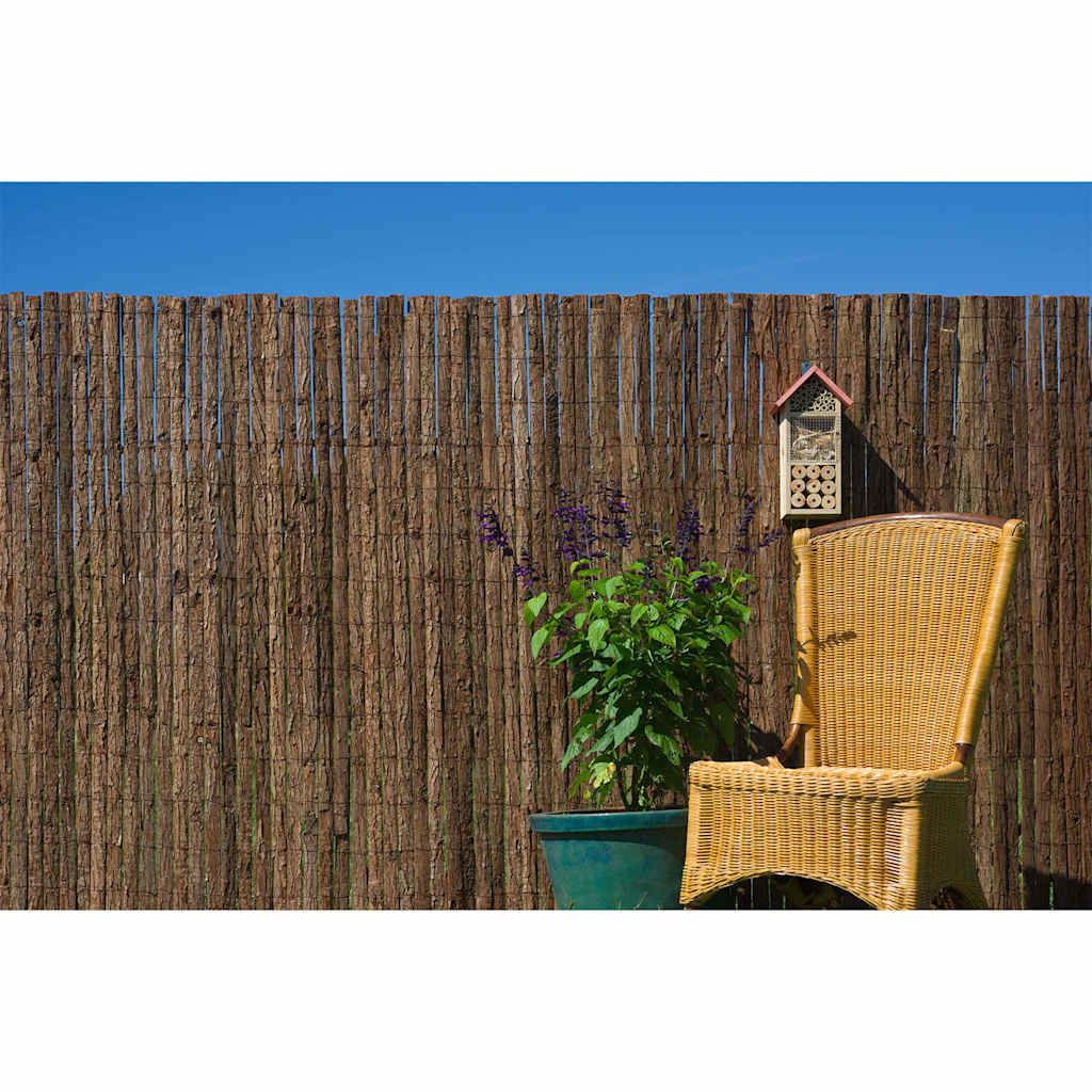 Garden Screen Natural Pine Bark 1x3 m 5 mm Thick