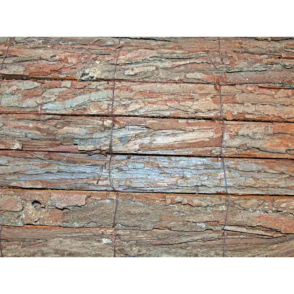 Garden Screen Natural Pine Bark 1x3 m 5 mm Thick