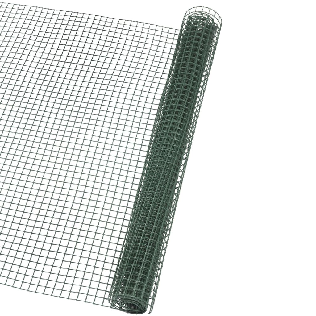 Garden Screen Square Mesh 20x20 mm 1x3 m Green