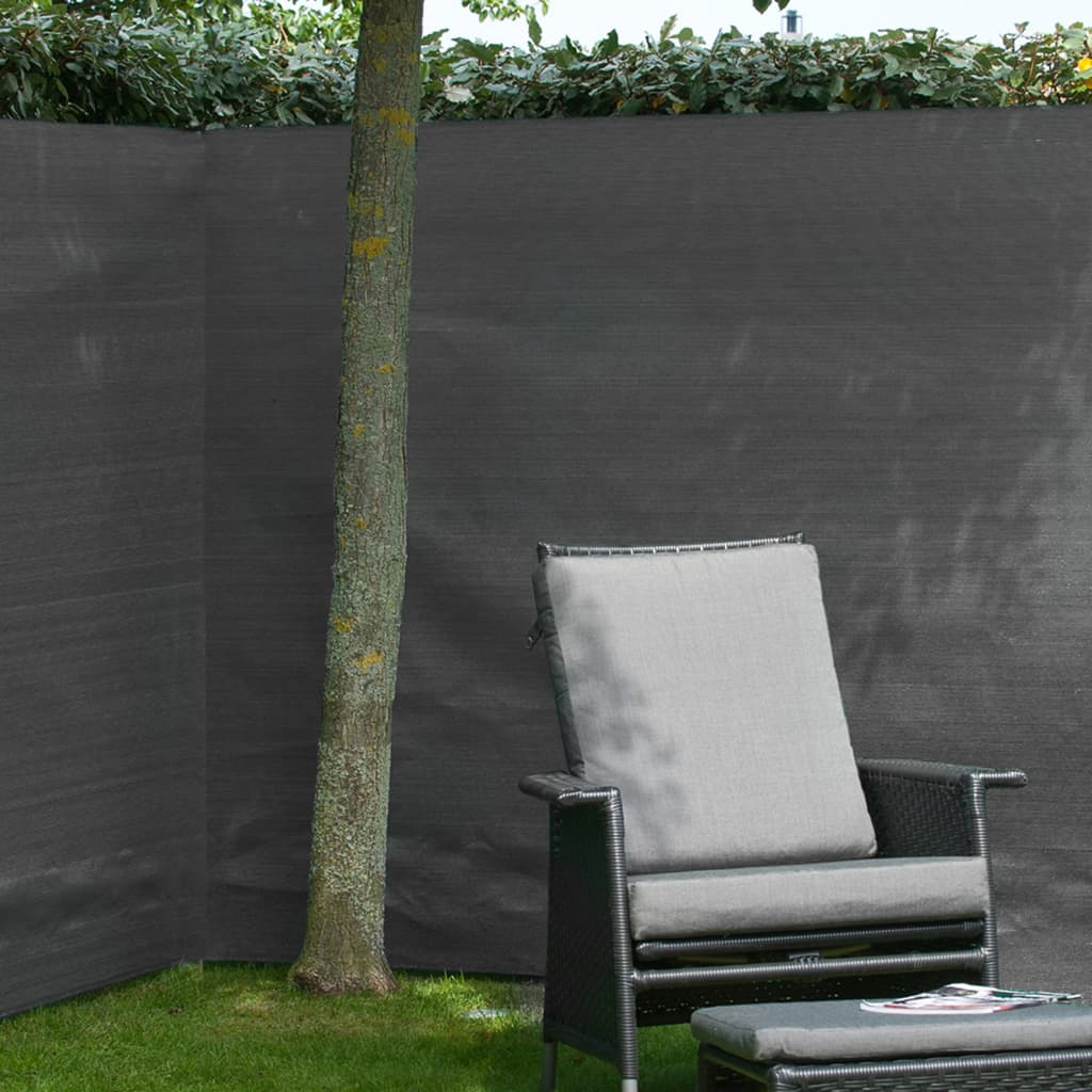 Garden Sight Break Fencing PE 1x3m Anthracite