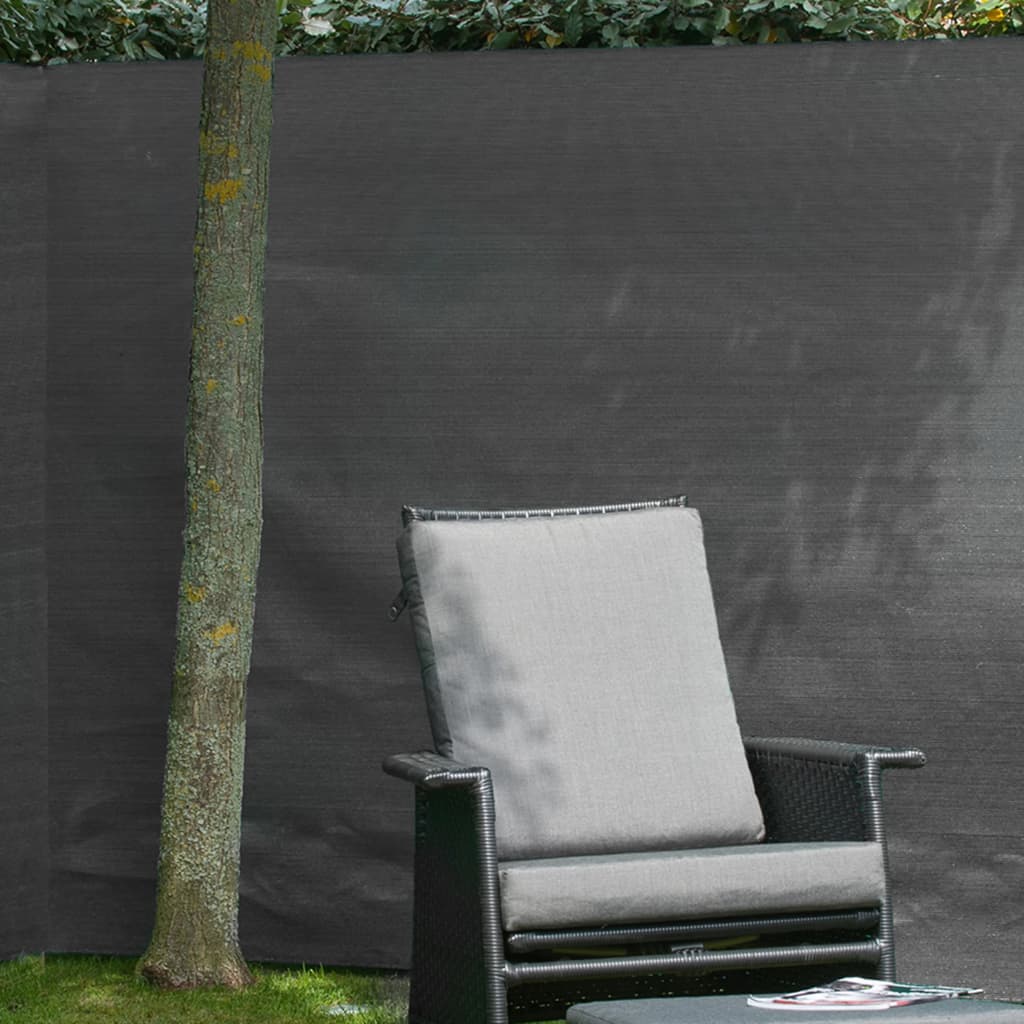 Garden Sight Break Fencing PE 1.5x5m Anthracite