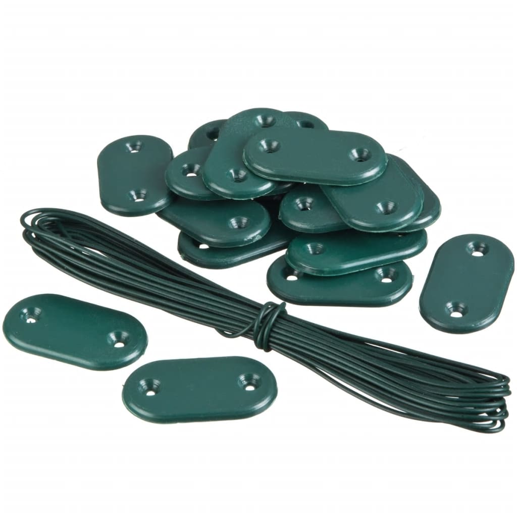 27 Pieces Garden Screen Fastening Set Green