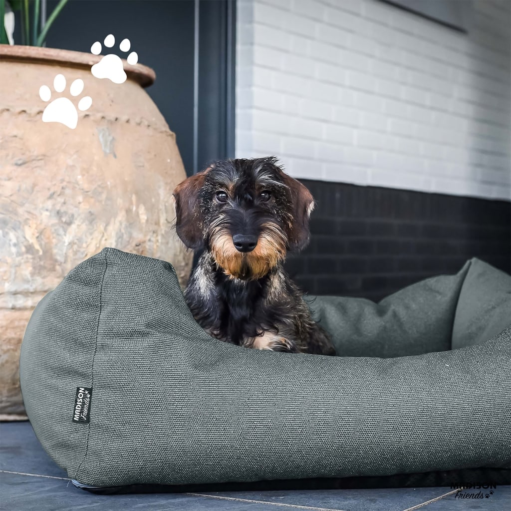 Outdoor Dog Bed Manchester 80x67x22 cm Grey