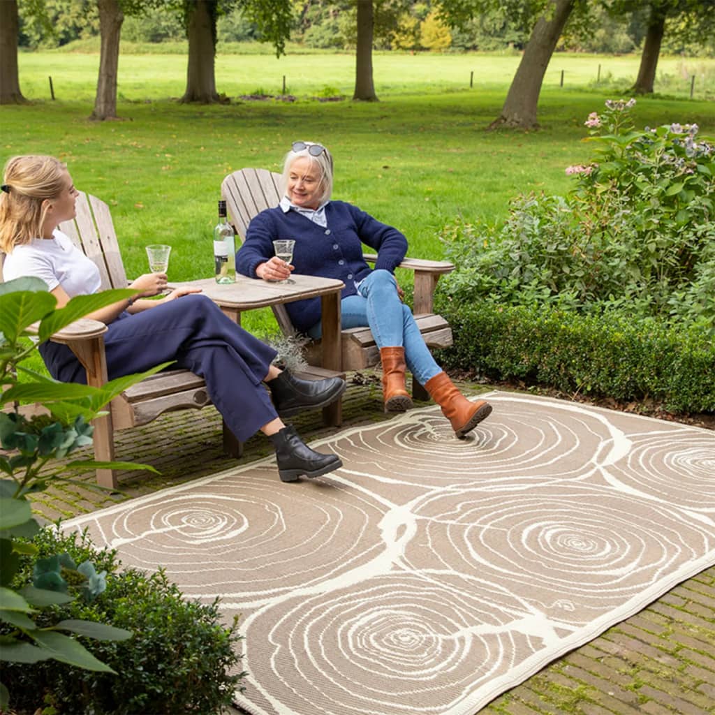Outdoor Rug 240x150cm Growth Rings