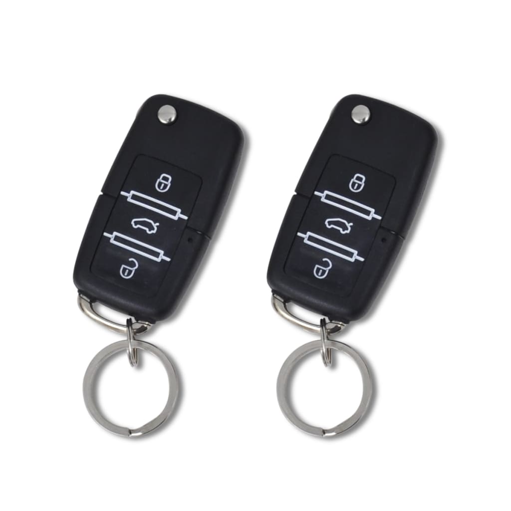 Car Central Door Lock Kit with 2 Key Remotes for VW/Audi/Skoda&4 Motor