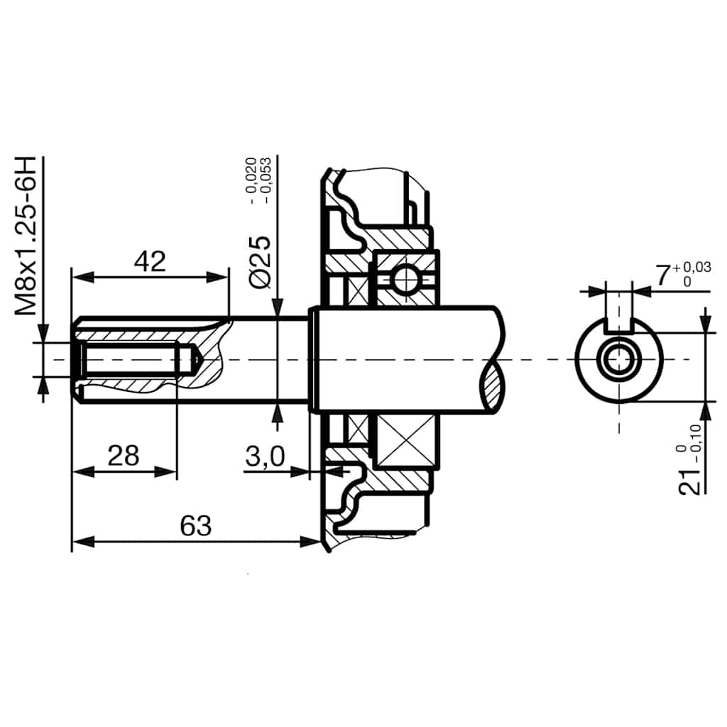 Petrol Engine 15 HP 11 kW Black