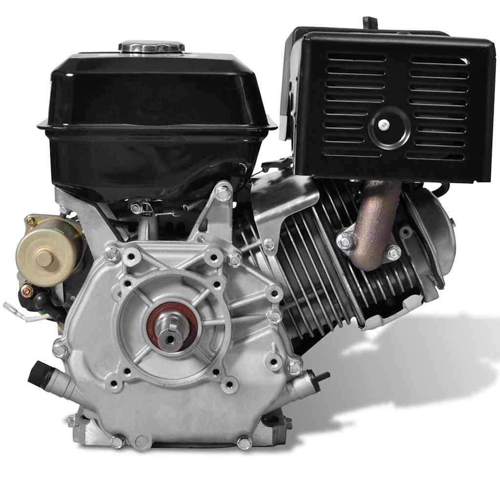 Petrol Engine 15 HP 11 kW Black