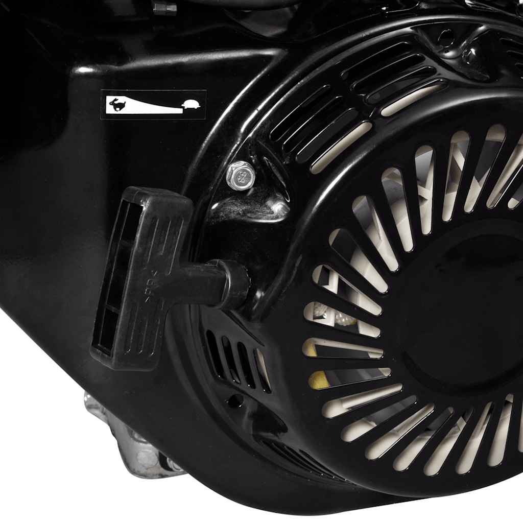 Petrol Engine 15 HP 11 kW Black