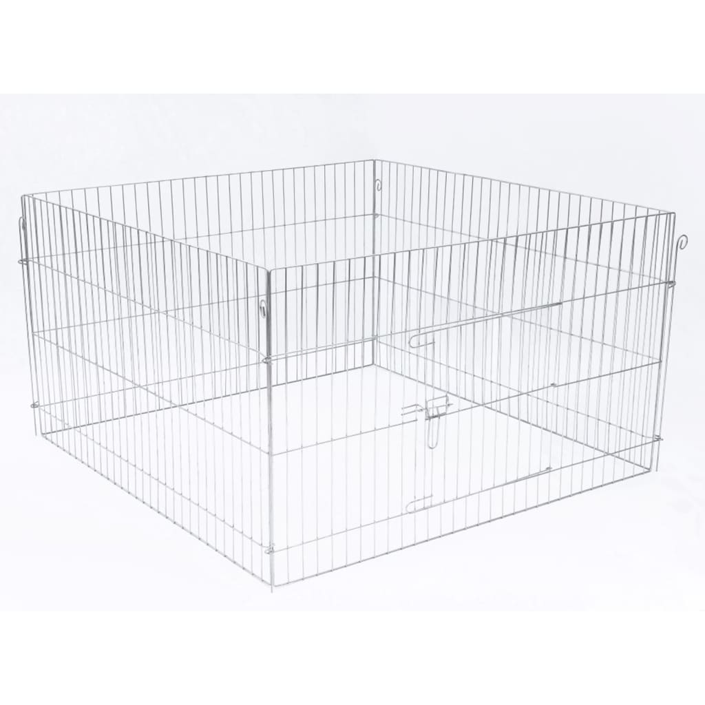 Outdoor Pet Enclosure Complete 116x116x65 cm Metal