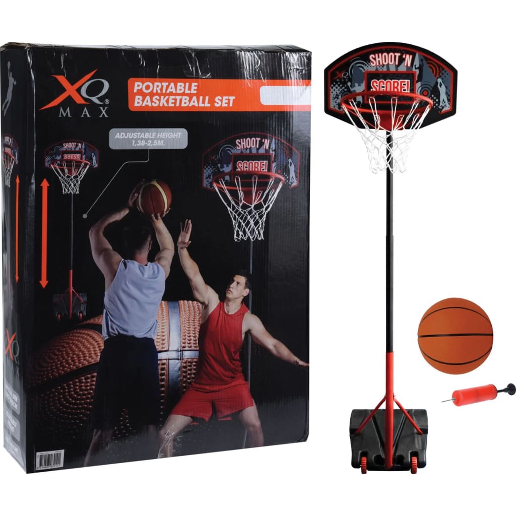 Adjustable Height Portable Basketball Set