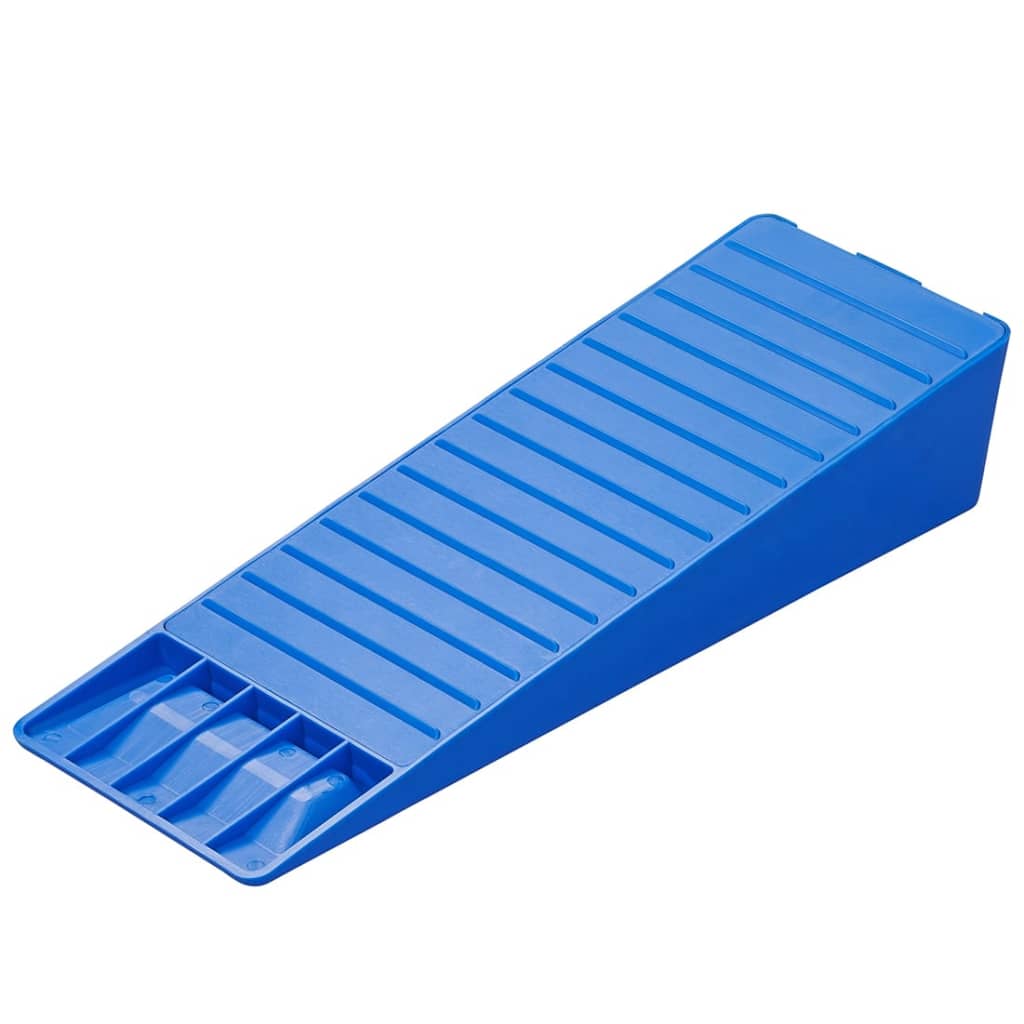 2-Piece Caravan Leveller Set 75mm Plastic Blue