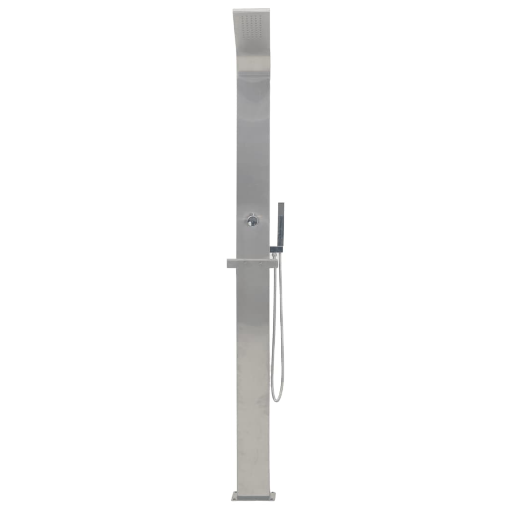 Outdoor Shower Stainless Steel Curved