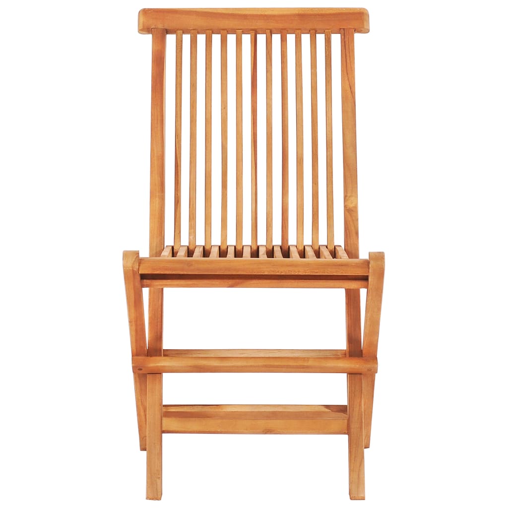 7 Piece Folding Outdoor Dining Set Solid Teak Wood