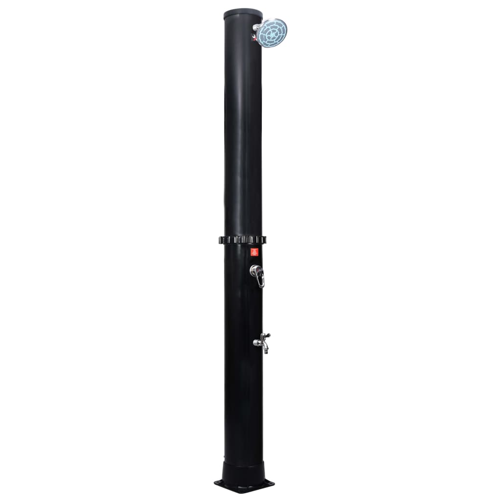 Outdoor Solar Shower with Shower Head and Faucet 40 L