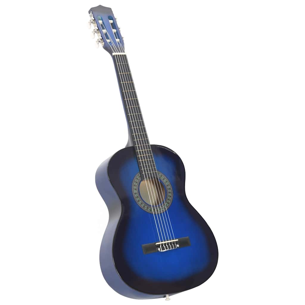 Classical Guitar for Beginner and Kids Blue 3/4 36"