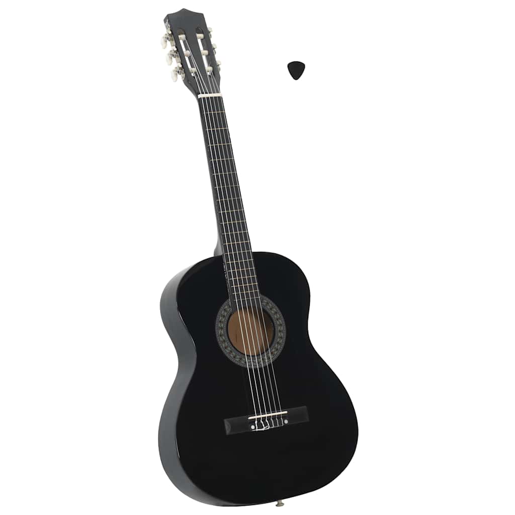 Classical Guitar for Beginner and Kids Black 3/4 36"