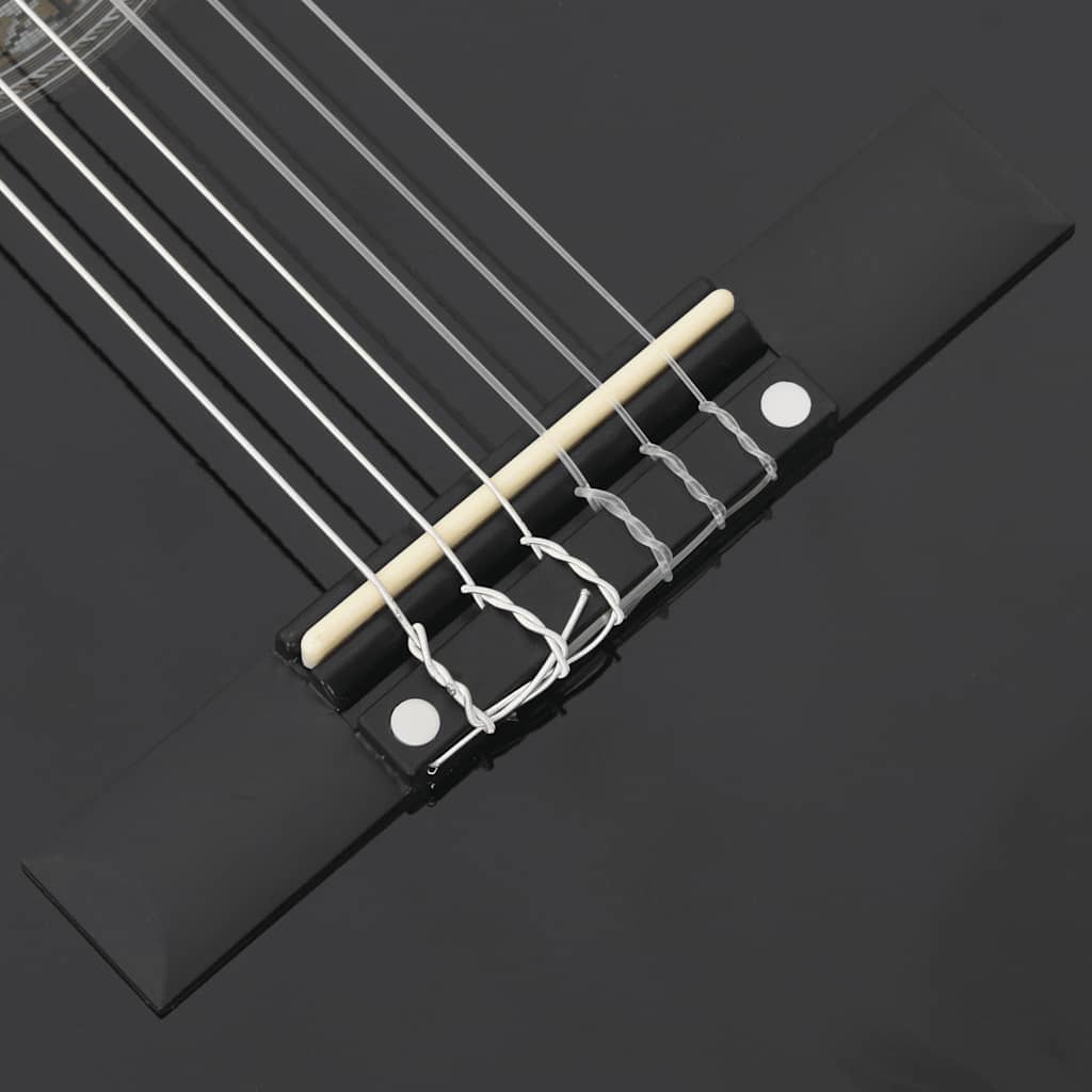 Classical Guitar for Beginner and Kids Black 3/4 36"