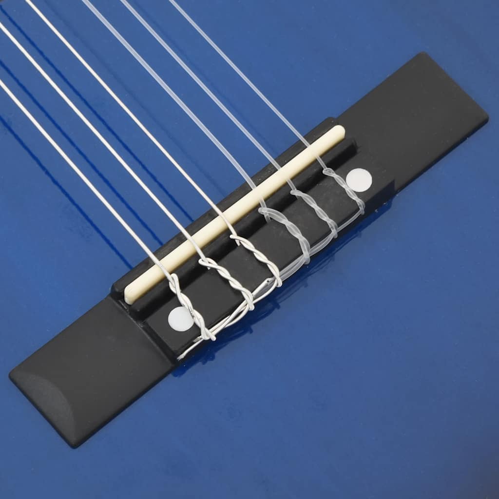 Classical Guitar for Beginner and Kids Blue 1/2 34"