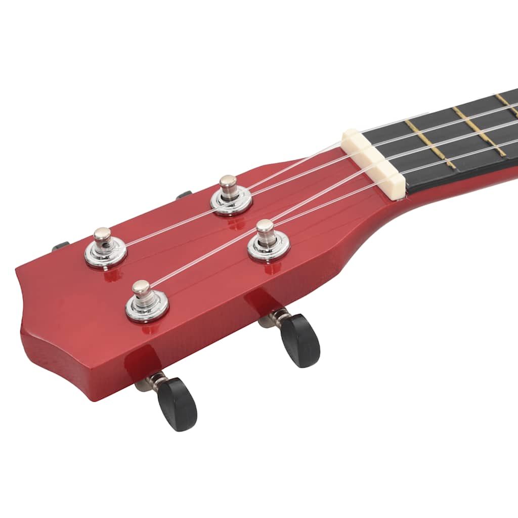 Soprano Ukulele Set with Bag for Kids Light Wood 23"