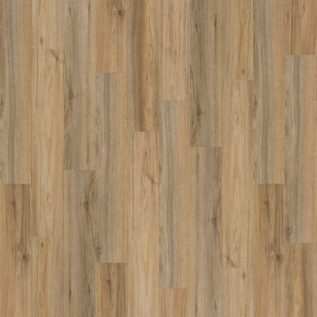 Wood Look Planks Natural Oak Latte Brown