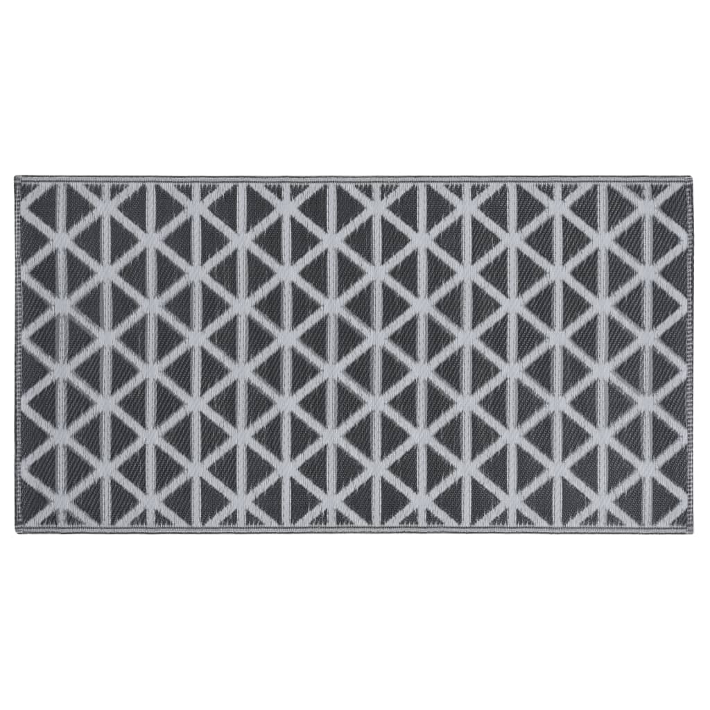 Outdoor Carpet ARAKIL Black 80x150 cm PP