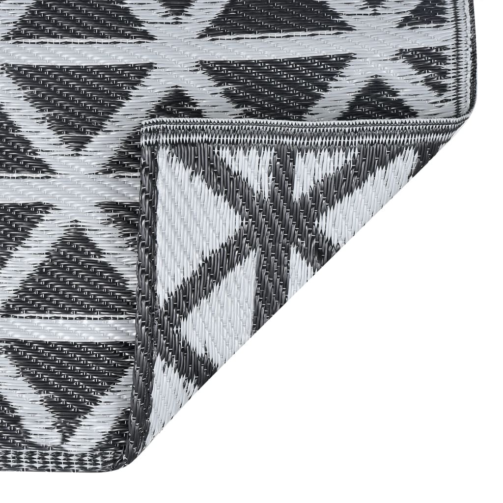Outdoor Carpet ARAKIL Black 120x180 cm PP