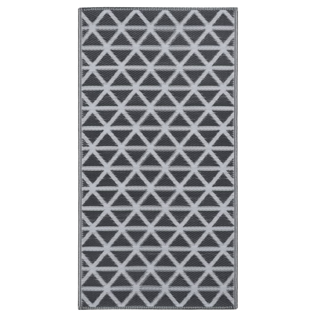 Outdoor Carpet ARAKIL Black 160x230 cm PP