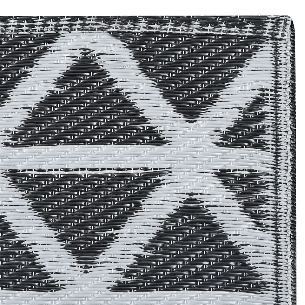 Outdoor Carpet ARAKIL Black 160x230 cm PP