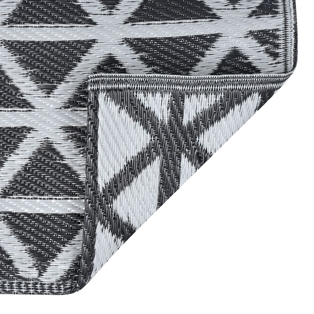 Outdoor Carpet ARAKIL Black 160x230 cm PP