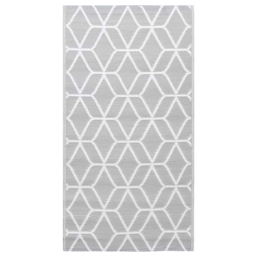Outdoor Carpet ARAKIL Grey 190x290 cm PP