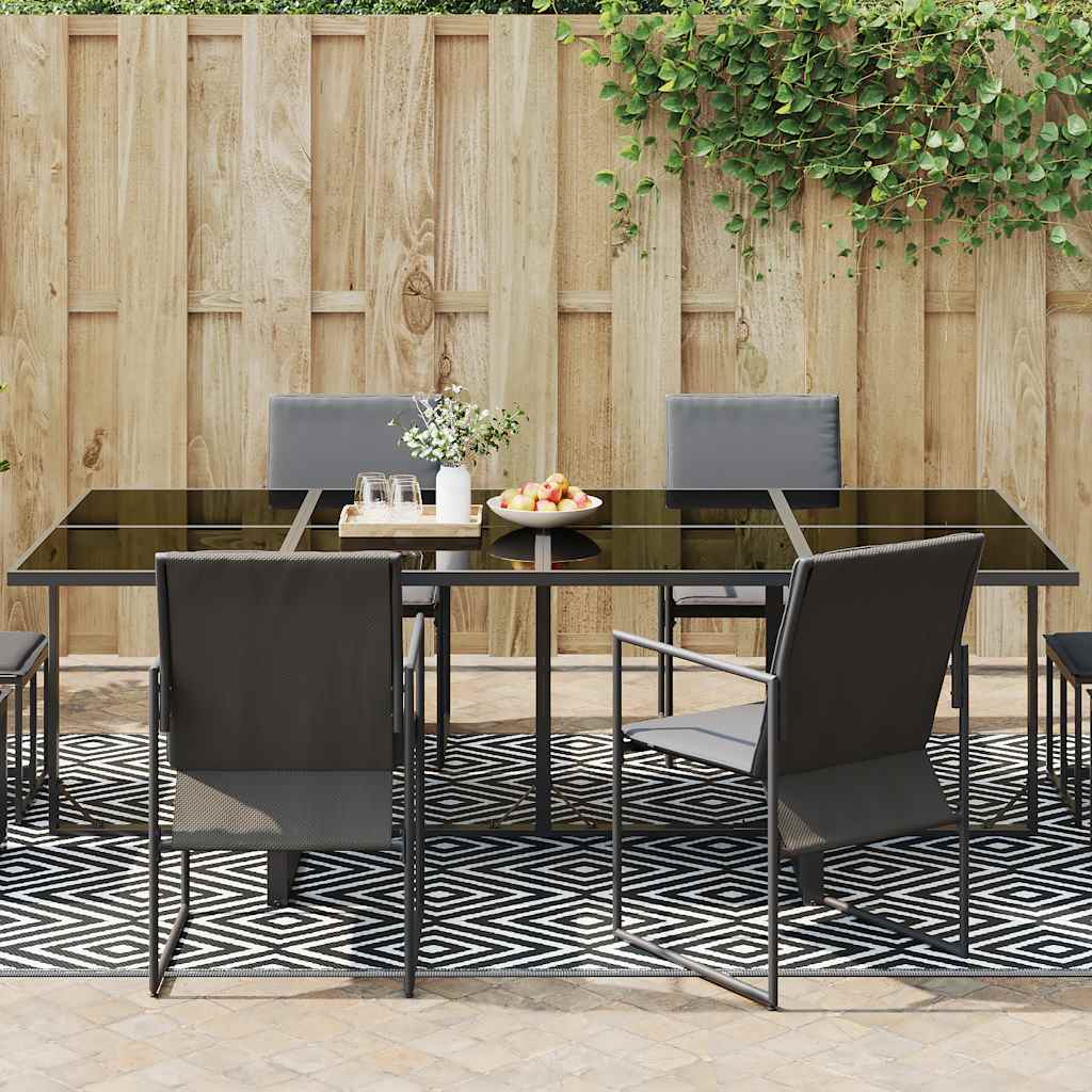 Outdoor Carpet ARAKIL White and Black 190x290 cm PP