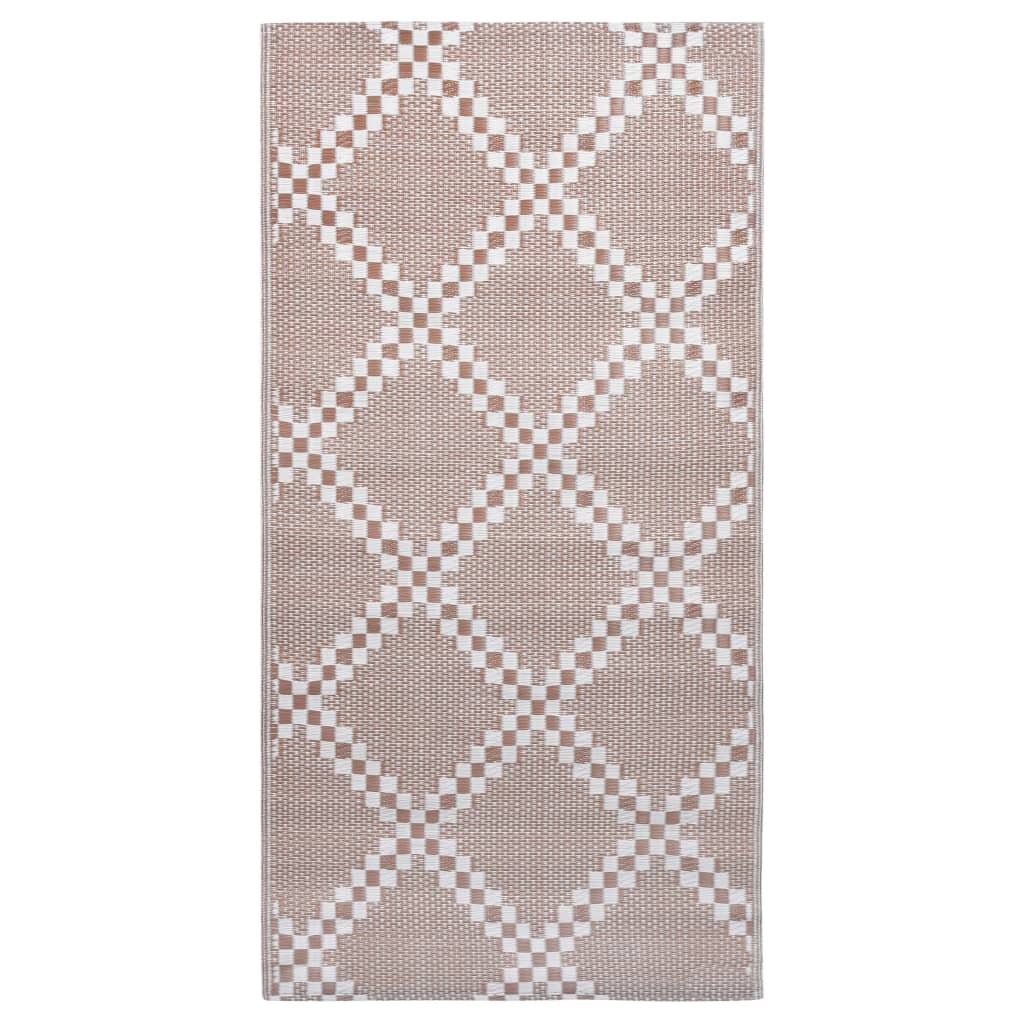 Outdoor Carpet ARAKIL Brown 80x150 cm PP