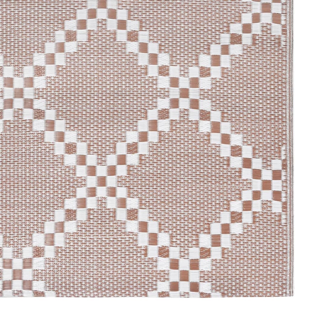 Outdoor Carpet ARAKIL Brown 120x180 cm PP