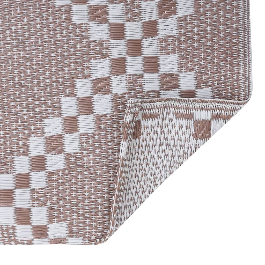 Outdoor Carpet ARAKIL Brown 120x180 cm PP