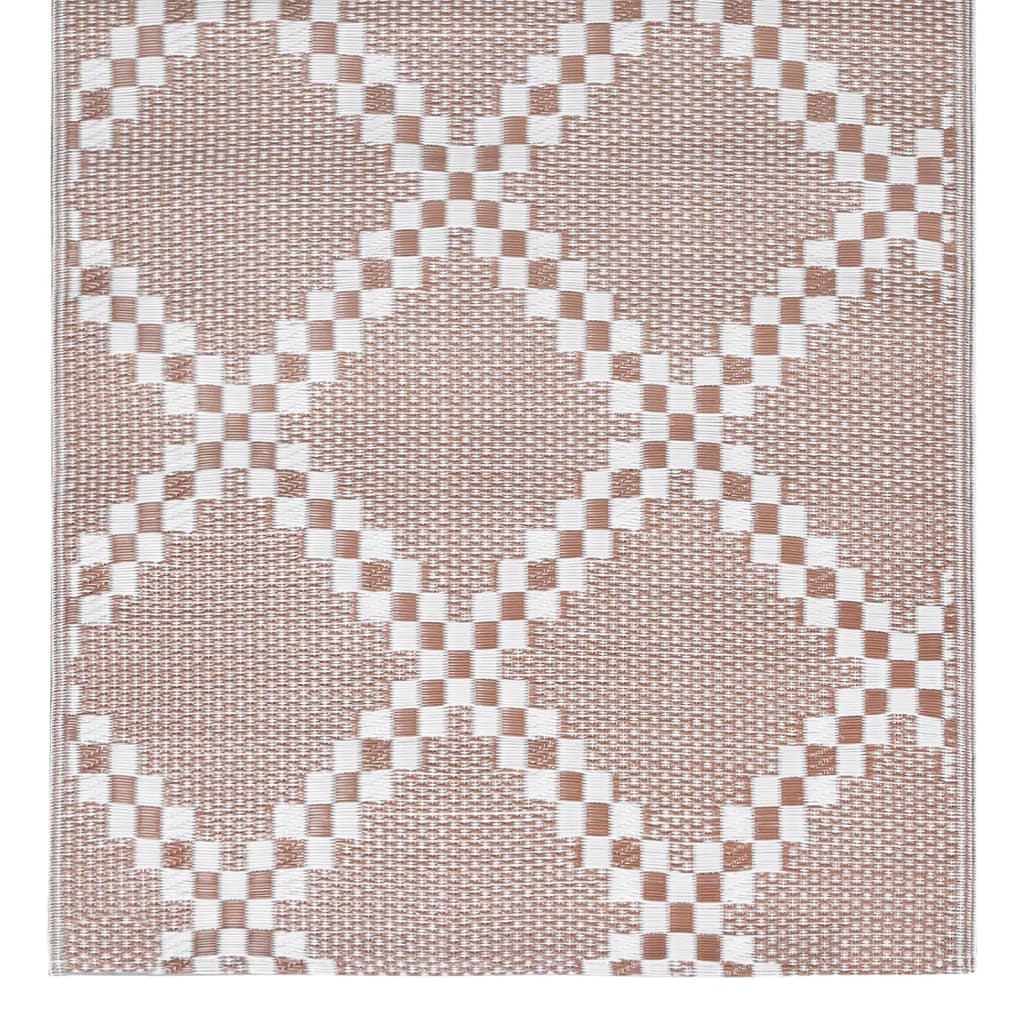 Outdoor Carpet ARAKIL Brown 190x290 cm PP