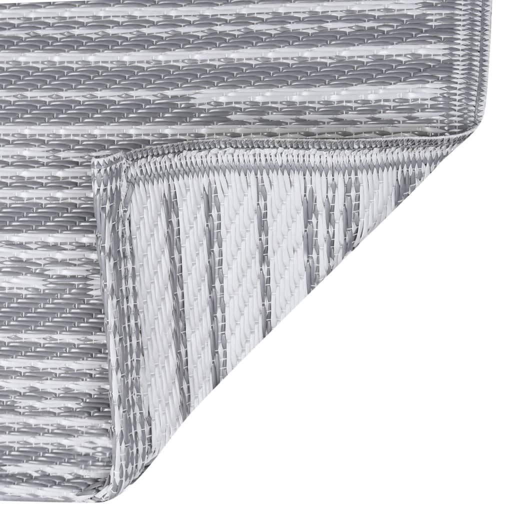 Outdoor Carpet ARAKIL Grey 120x180 cm PP