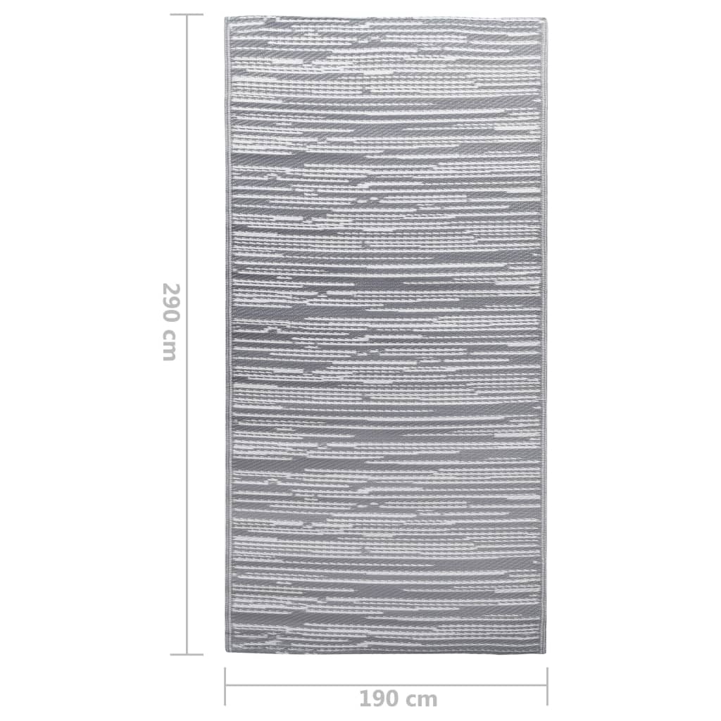 Outdoor Carpet ARAKIL Grey 190x290 cm PP