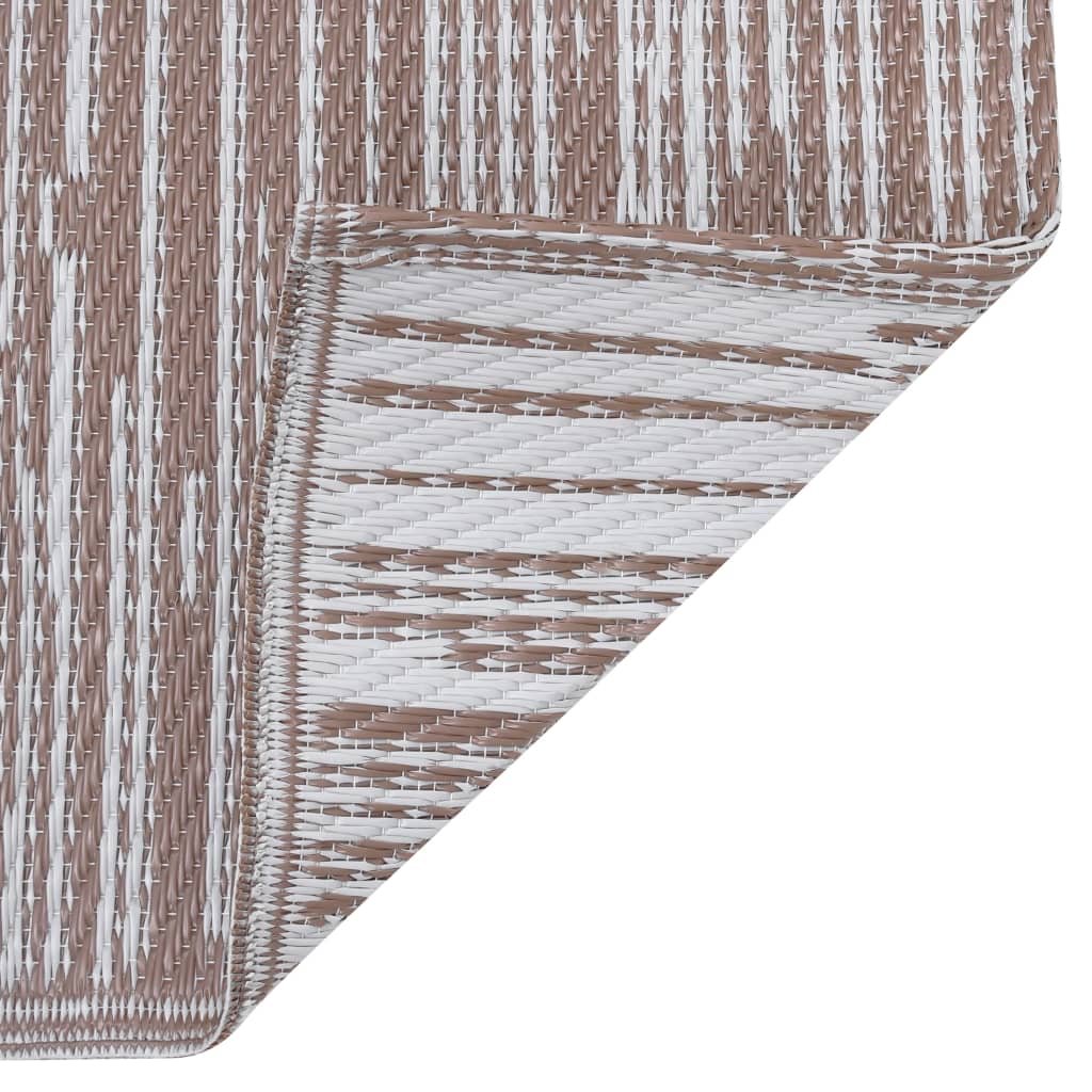 Outdoor Carpet ARAKIL Brown 160x230 cm PP