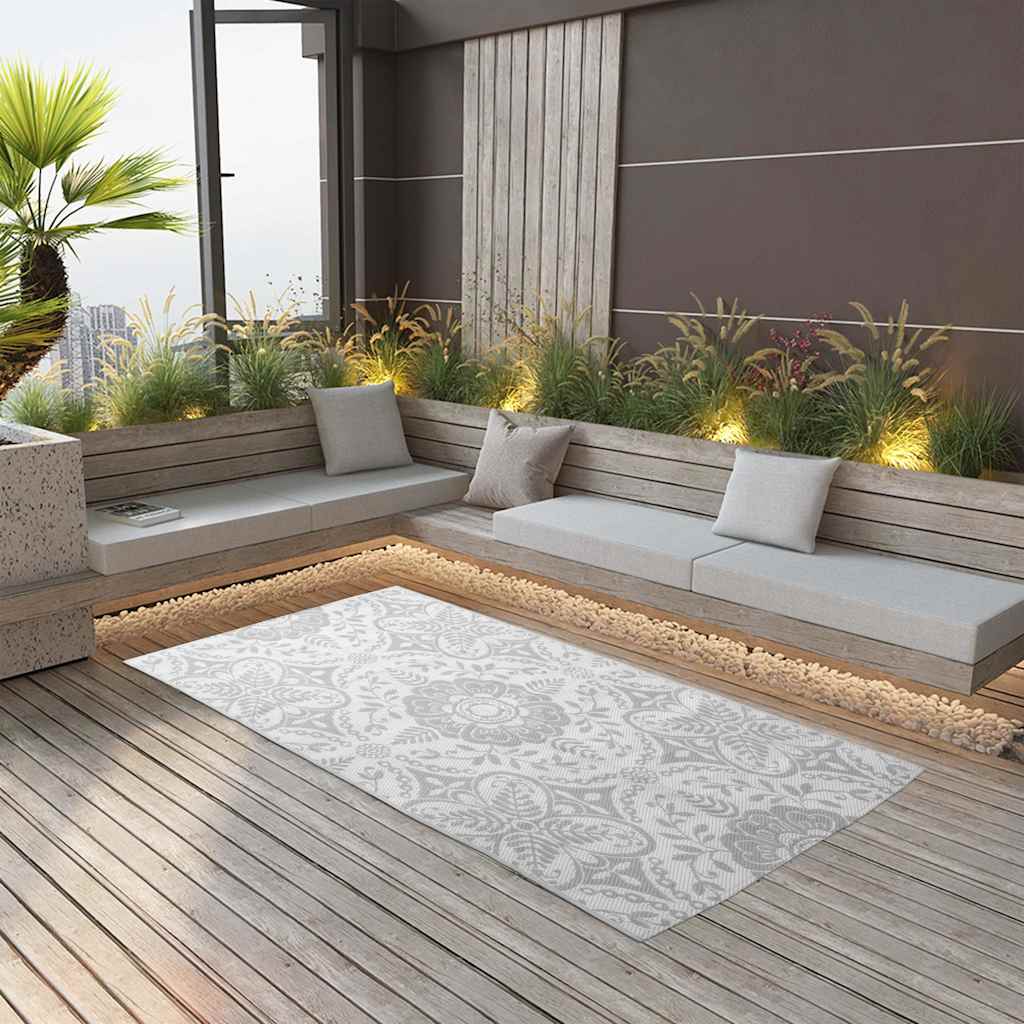 Outdoor Carpet ARAKIL Light Grey 160x230 cm PP