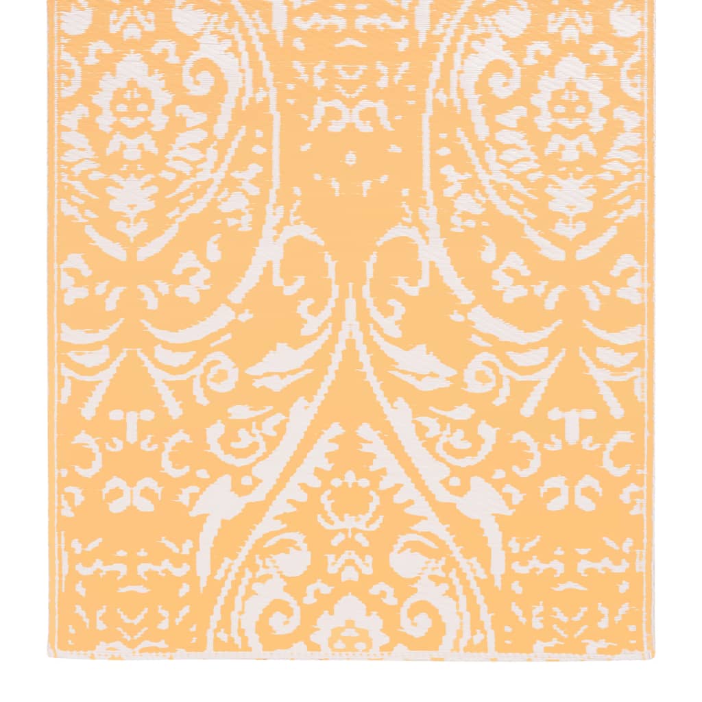 Outdoor Carpet ARAKIL Orange and White 160x230 cm PP