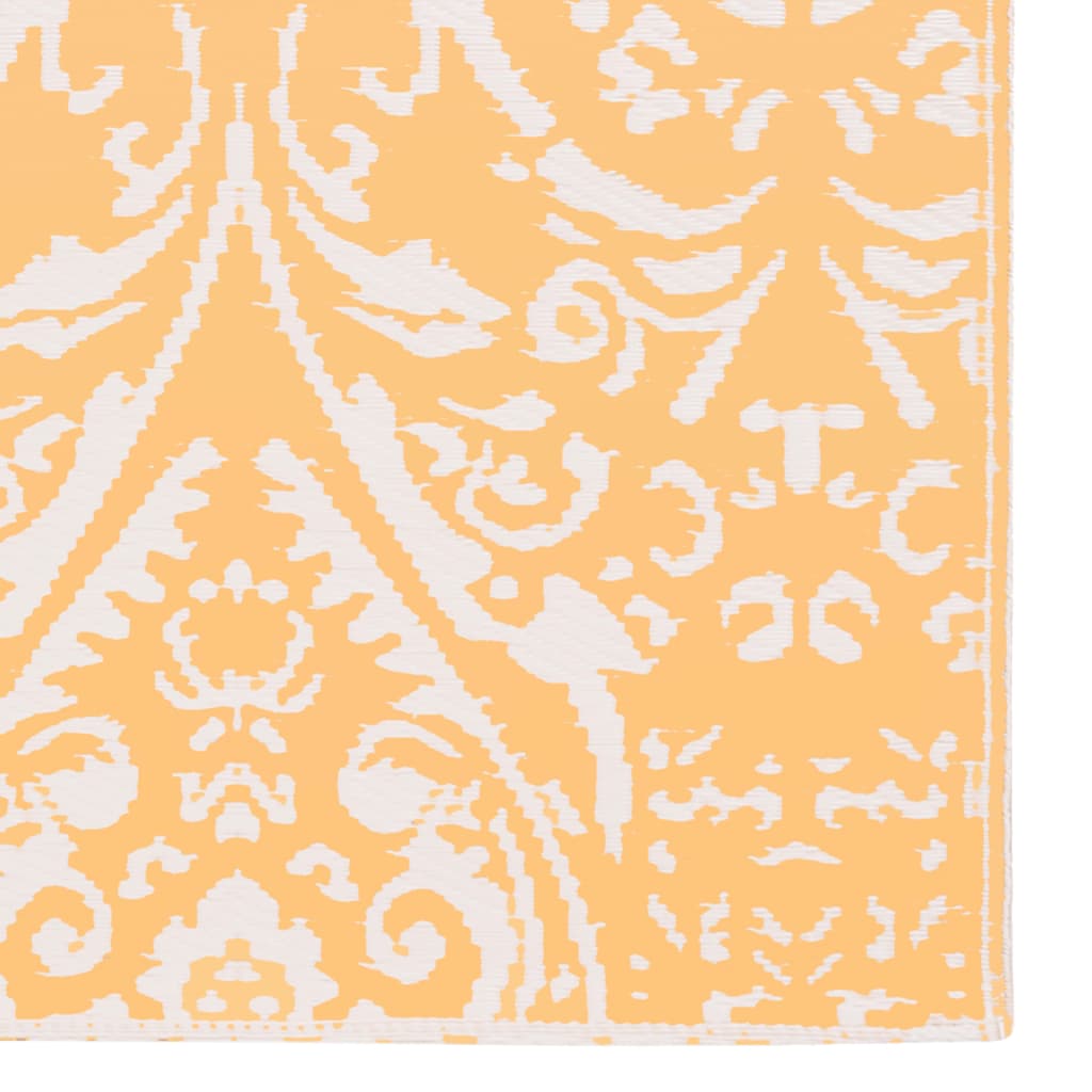 Outdoor Carpet ARAKIL Orange and White 160x230 cm PP