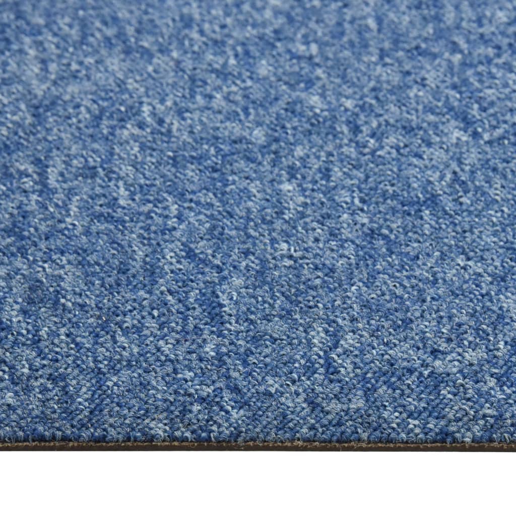 Carpet Floor Tiles 20 pcs 5 m² 50x50 cm Blue