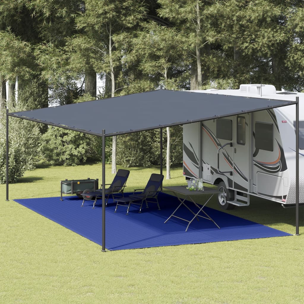Tent Carpet 400x700 cm Blue HDPE