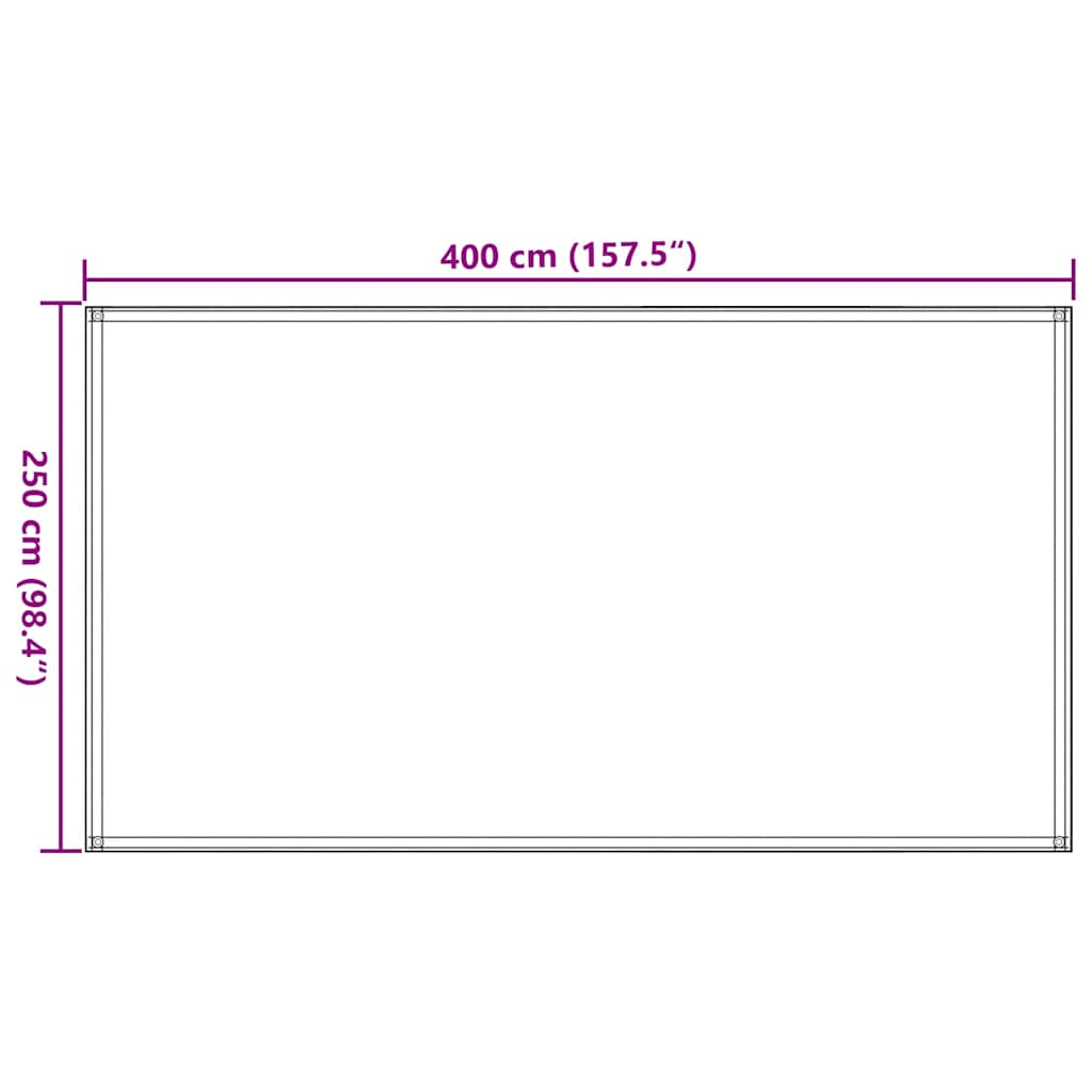 Tent Carpet 250x400 cm Taupe