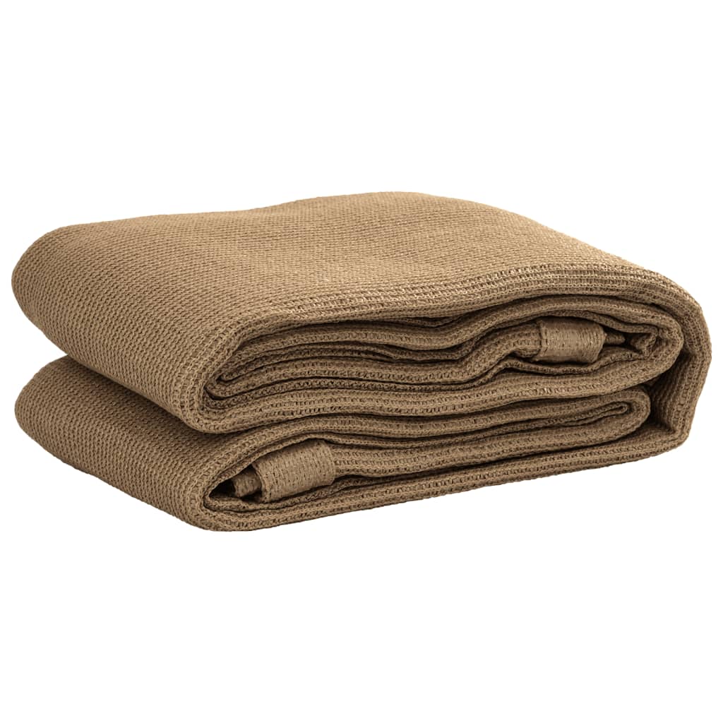 Tent Carpet Taupe 400x700 cm HDPE
