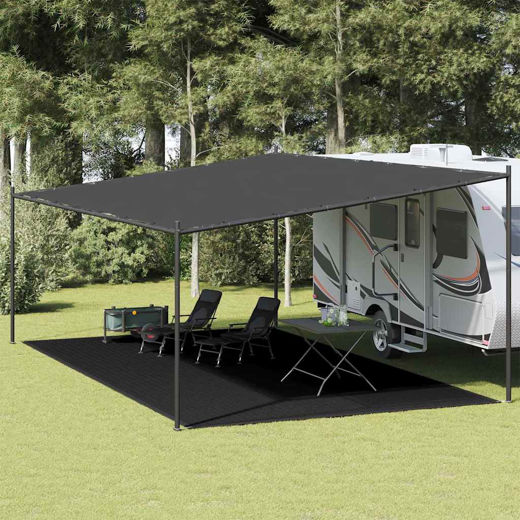 Tent Carpet 400x600 cm Black
