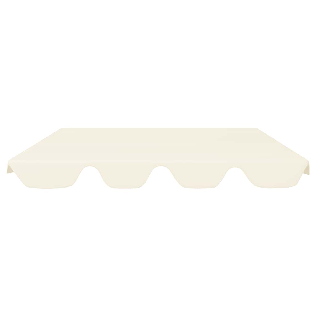 Replacement Canopy for Garden Swing Cream 188/168x145/110 cm