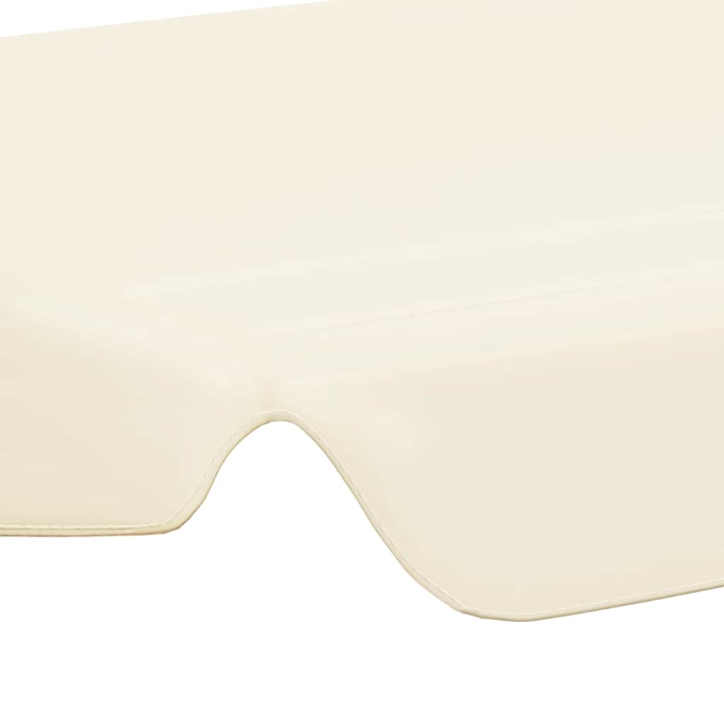Replacement Canopy for Garden Swing Cream 188/168x145/110 cm