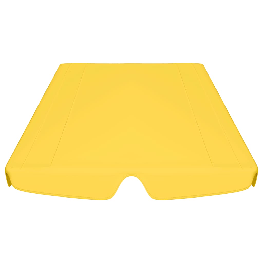 Replacement Canopy for Garden Swing Yellow 188/168x145/110 cm